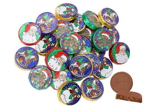 Palmer Christmas Double Crisp Chocolate Discs 1lb 